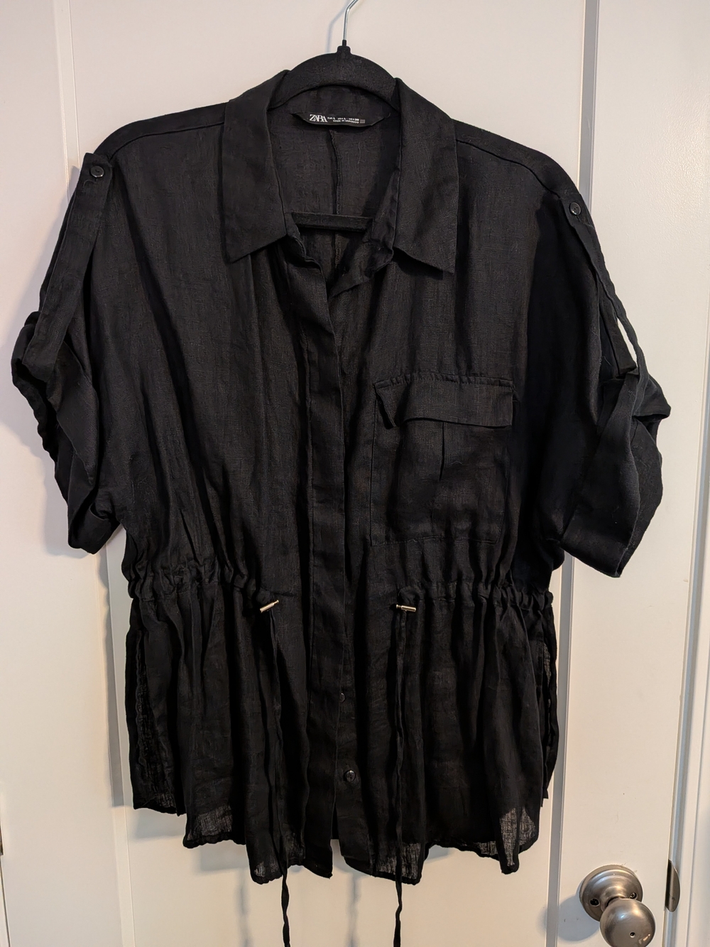 Zara 100% Linen Shirt